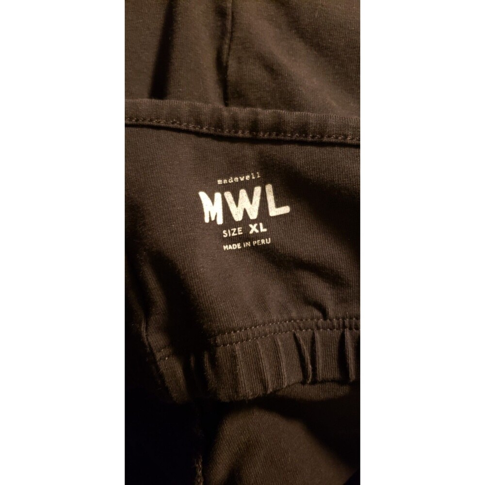 Madewell MWL Knit Biker Unitard Romper Black Size XL Cotton Blend Stretch... - Picture 4 of 5